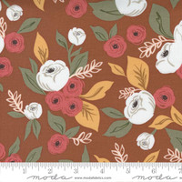 Moda Fabric - Flower Pot - Lella Boutique - Meadow Floral Hand Drawn Fall Floral - Clay #5160 15