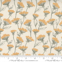 Moda Fabric - Flower Pot - Lella Boutique - Queen Anne Meadow Floral Medium Floral Queen Annes Lace - Ivory #5161 11