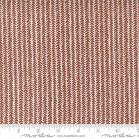 Moda Fabric - Flower Pot - Lella Boutique - Sprout Stripe Chevron Herringbone - Clay #5165 15