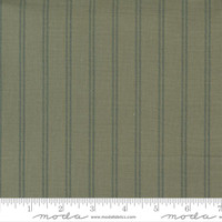 Moda Fabric - Flower Pot - Lella Boutique - Garden Row Stripe Stripe Ticking - Sage #5167 16