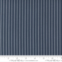 Moda Fabric - Nantucket Summer - Camille Roskelley - Stripe - Navy #55267 13