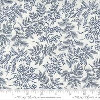 Moda Fabric - Nantucket Summer - Camille Roskelley - Sconset Landscape Nature - Cream Navy #55261 21