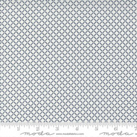 Moda Fabric - Nantucket Summer - Camille Roskelley - Sail Check Plaids - Cream and Navy #55265 21