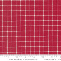 Moda Fabric - Merry Little Christmas Wovens - Bonnie & Camille - Grid - Red #55249 15