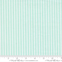 Moda Fabric - Merry Little Christmas Wovens - Bonnie & Camille - Stripes - Aqua #55249 17