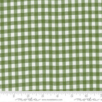 Moda Fabric - Merry Little Christmas Wovens - Bonnie & Camille - Gingham - Green and White #55249 20