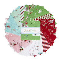 Riley Blake Fabrics - Charm Pack - Pixie Noel 2 by Tasha Noel