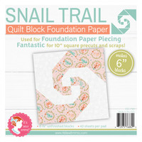 It's Sew Emma - Quilt Block Foundation Paper - 6" Snail Trail