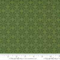 Moda Fabric - Merry Little Christmas - Bonnie & Camille - Christmas Sweater Geometric Knit Star - Spruce #55242 13