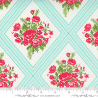 Moda Fabric - Merry Little Christmas - Bonnie & Camille - Gather Floral - Cream & Multicolored #55241 15