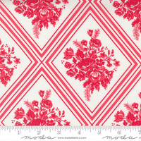 Moda Fabric - Merry Little Christmas - Bonnie & Camille - Gather Floral - Cream & Red #55241 21