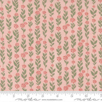 Moda Fabric - Country Rose - Lella Boutique - Climbing Vine Small Floral - Pale Pink #5171 12