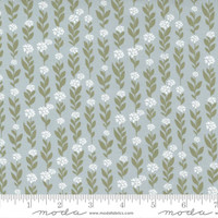 Moda Fabric - Country Rose - Lella Boutique - Climbing Vine Small Floral - Smokey Blue #5171 15