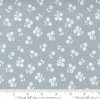 Moda Fabric - Country Rose - Lella Boutique - Dainty Floral Small Floral - Smokey Blue #5173 15