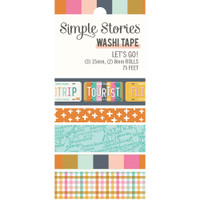 Simple Stories - Let's Go! Washi Tape - Set of 5