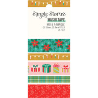 Simple Stories - Mix & A-Mingle Washi Tape - Set of 5