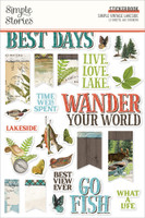 Carpe Diem - Simple Stories - A5 Sticker Book - Simple Vintage Lakeside