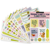 Peter Pauper Press - Essentials Pregnancy & Baby Planner Stickers