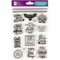 Peter Pauper Press - You Got This Clear Stamp Set