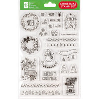 Peter Pauper Press - Christmas Clear Stamp Set
