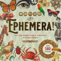 Peter Pauper Press - Loads of Ephemera Sticker Book - Over 580 Stickers