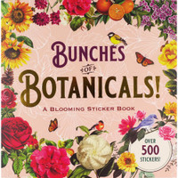 Peter Pauper Press - Bunches of Botanicals Sticker Book - Over 500 Stickers