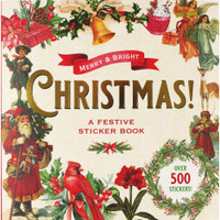 Peter Pauper Press - Merry & Bright Christmas! A Festive Sticker Book - Over 500 Stickers