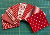 Moda Fabric - Bonnie & Camille - Petite Fat Quarter Bundle - Red