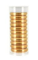 Metal Planner Discs - Medium (38mm) - Set of 11 - Solid Gold