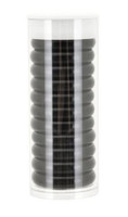 Metal Planner Discs - Medium (38mm) - Set of 11 - Solid Black