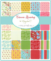 Moda Fabric Precuts Fat Eighth Bundle - Caravan Roundup
