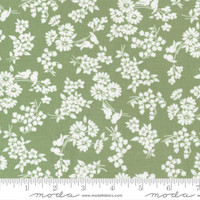 Moda Fabric - Dwell - Camille Roskelley - Songbird Small Floral - Grass #55273 17