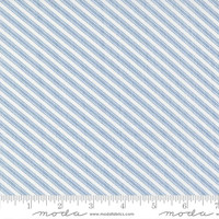 Moda Fabric - Dwell - Camille Roskelley - Ticking Stripe - Lake #55274 32