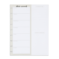 The Happy Planner - Me and My Big Ideas - Classic Filler Paper - Perfect Plans Weekly Priorities