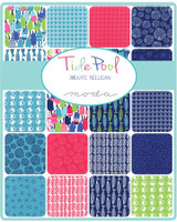 Moda Fabric Precuts Jelly Roll - Tide Pool by Kate Nelligan
