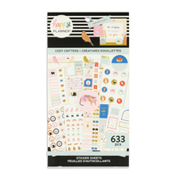 The Happy Planner - Me and My Big Ideas - Value Sticker Book - Cozy Pet Critters (#633)