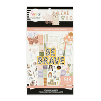 The Happy Planner - Me and My Big Ideas - Value Sticker Book - x Zaewild Painted Blossoms (#513)