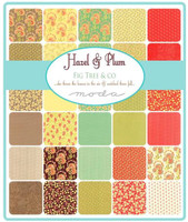 Moda Fabric Precuts Fat Quarter Bundle - Hazel & Plum by Fig Tree & Co (40 pcs)