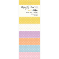 Simple Stories - Color Vibe Washi Tape - Spring - Set of 6