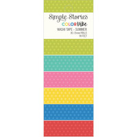Simple Stories - Color Vibe Washi Tape - Summer - Set of 6
