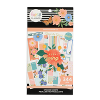 The Happy Planner - Me and My Big Ideas - Value Pack Stickers - x Paper Raven Co. Bright Florals (#344) 