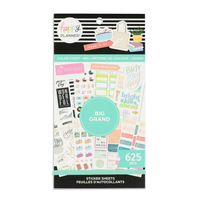 The Happy Planner - Me and My Big Ideas - Value Pack Stickers - Color Story - Big (#625) 