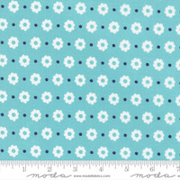 Moda Fabric - Simply Delightful - Sherri & Chelsi - Petal Small Floral - Poolside #37640 28