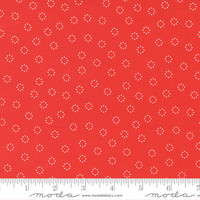 Moda Fabric - Simply Delightful - Sherri & Chelsi - Daisy Dot Dots - Geranium #37644 26