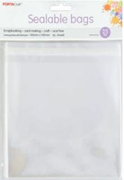 Porta Craft - Sealable Bags - 145x145mm (Square) 25pk