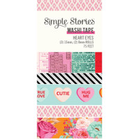Simple Stories - Heart Eyes Washi Tape - Set of 5