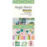 Simple Stories - Flea Market Washi Tape - Set of 5