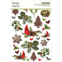 Simple Stories - A5 Sticker Book - Simple Vintage Christmas Lodge