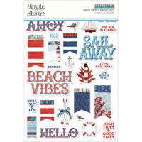 Simple Stories - A5 Sticker Book - Simple Vintage Vintage Seas
