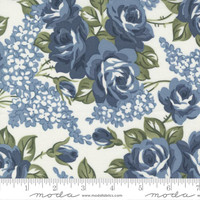 Moda Fabric - Sunnyside - Camille Roskelley - Large Floral - Rosy Cream #55280 11